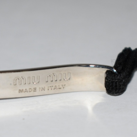 Miu Miu Silver Tone Pearl & Crystal Headband Tiara - Picture 4 of 6